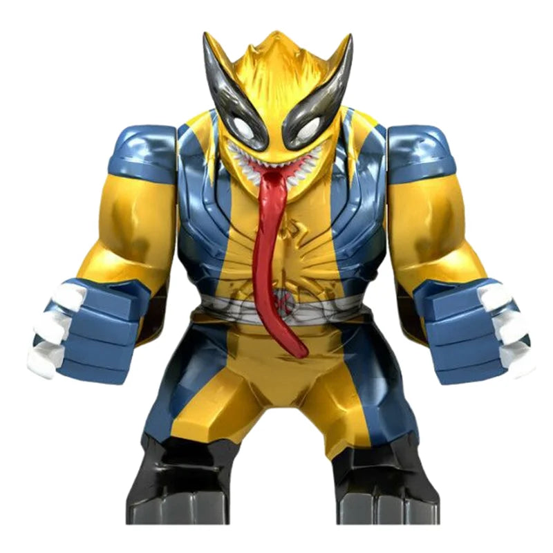 Blind Box Mini Building Blocks Superhero Figures Gift Set