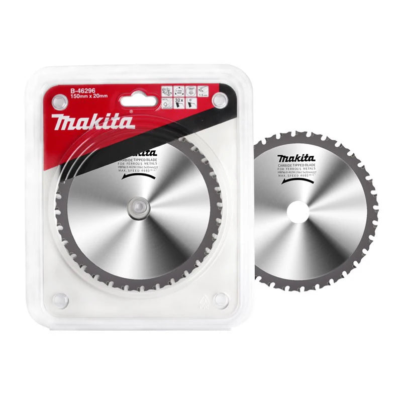 Makita B-46296 High-Performance 150mm Circular Cutting Blade - 32 Teeth