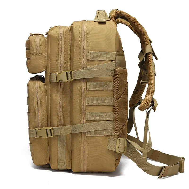 Durable 45L Tactical Backpack for Travel & Outdoor Adventures