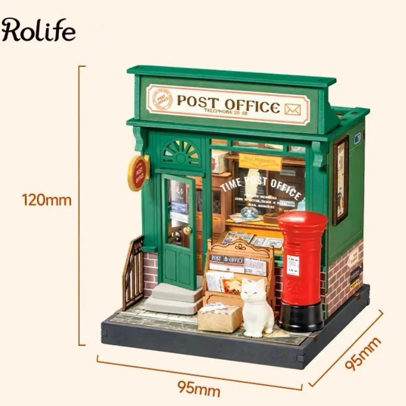 Robotime Rolife Miniature House Building Kits for Kids - 4 Designs