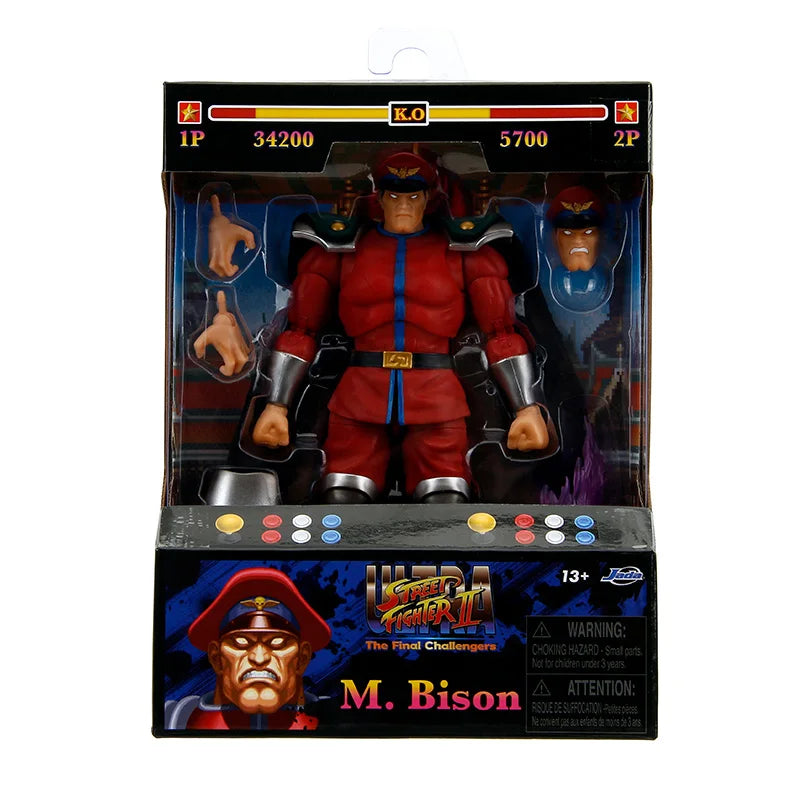 Street Fighter 6 Blanka, Sagat & Vega Action Figures - Collectible Set