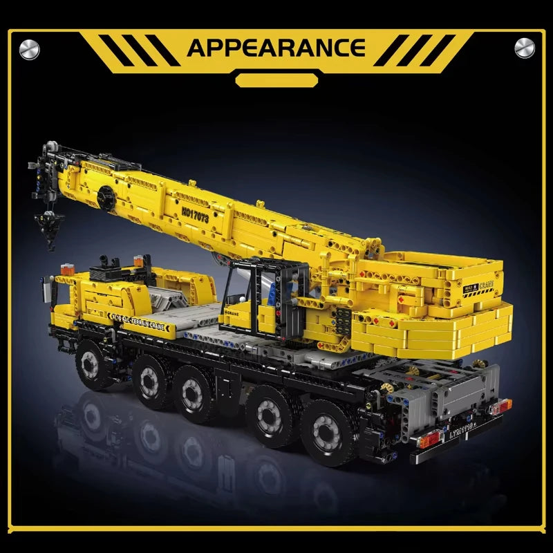 MOULD KING 3218Pcs Remote Control Mobile Crane Building Blocks Toy