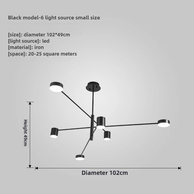 Stylish Modern Minimalist Pendant Lamp for Living Room & Hotels