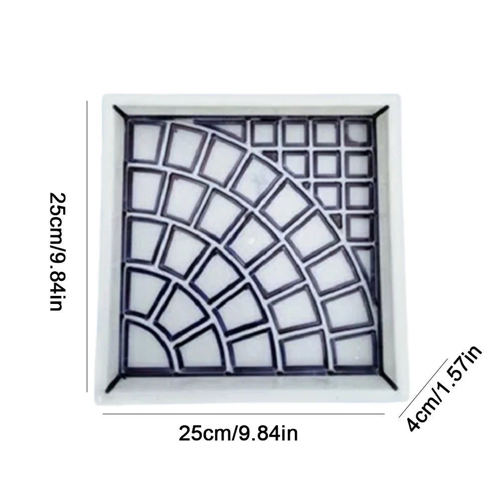 Reusable Plastic Garden Paving Brick Mold for DIY Pathways