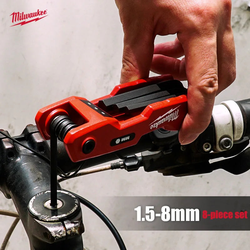 Milwaukee 8-Piece Metric Folding Hex Wrench Set - Versatile Tool