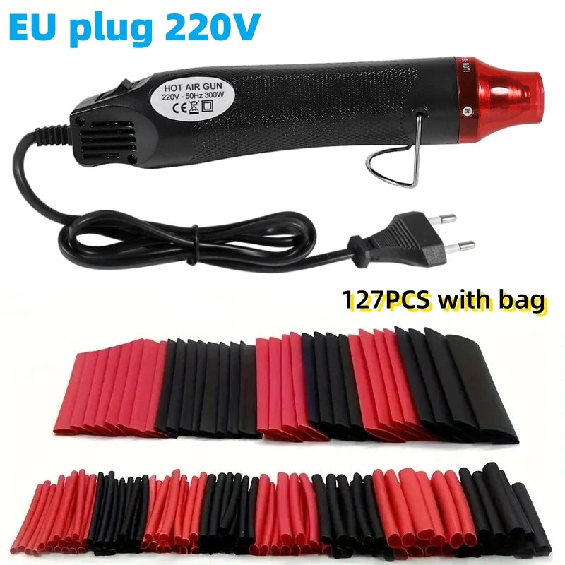 AOKIN 127/164/328/560Pcs Heat Shrink Tubing Kit with Hot Air Gun