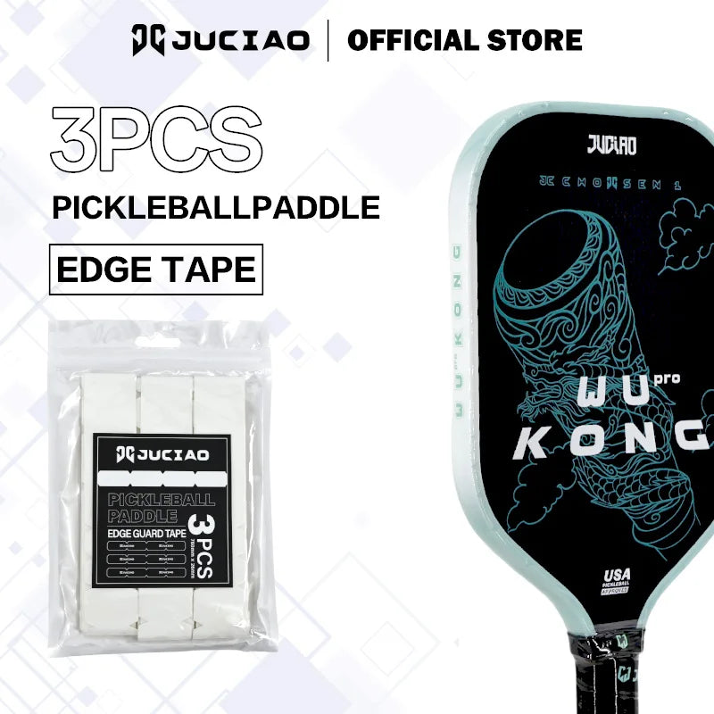 JUCiAO Pickleball Paddle Protective Edge Guard Tape (3 Pcs)