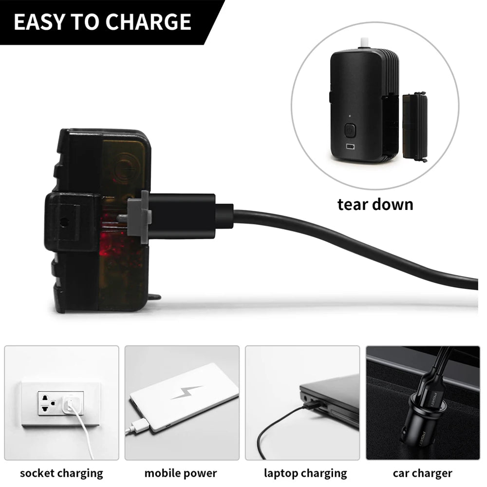 Rechargeable Portable Camping Shower Pump - Waterproof & Versatile