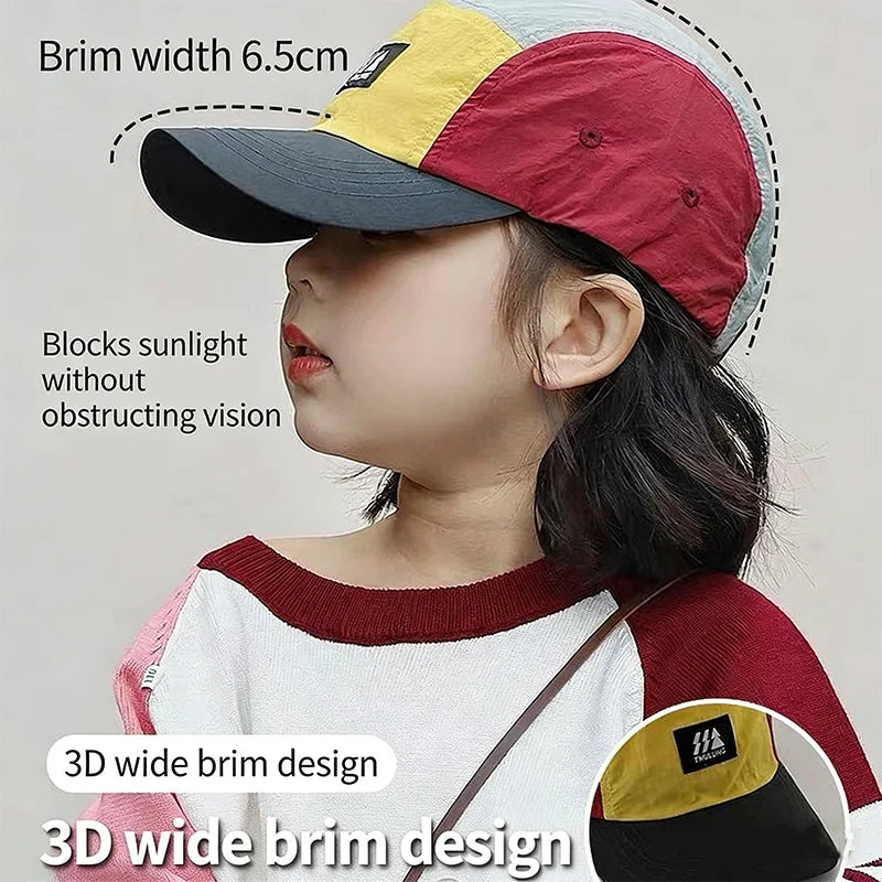 Lightweight Kids Outdoor Baseball Cap - Sun Protection & Breathable