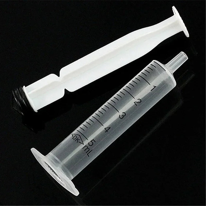 10 Pack 5ml Disposable Plastic Syringes for Nutrient Measurement