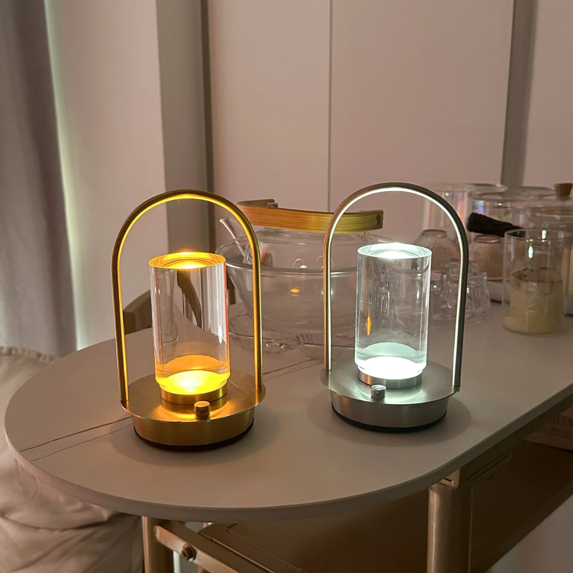 Modern Cordless Rechargeable LED Night Light Table Lamp - Touch Control