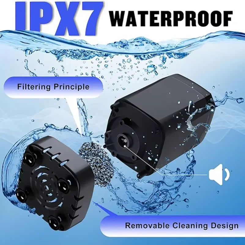 Rechargeable Camping Shower with LED Display & 6000mAh Battery