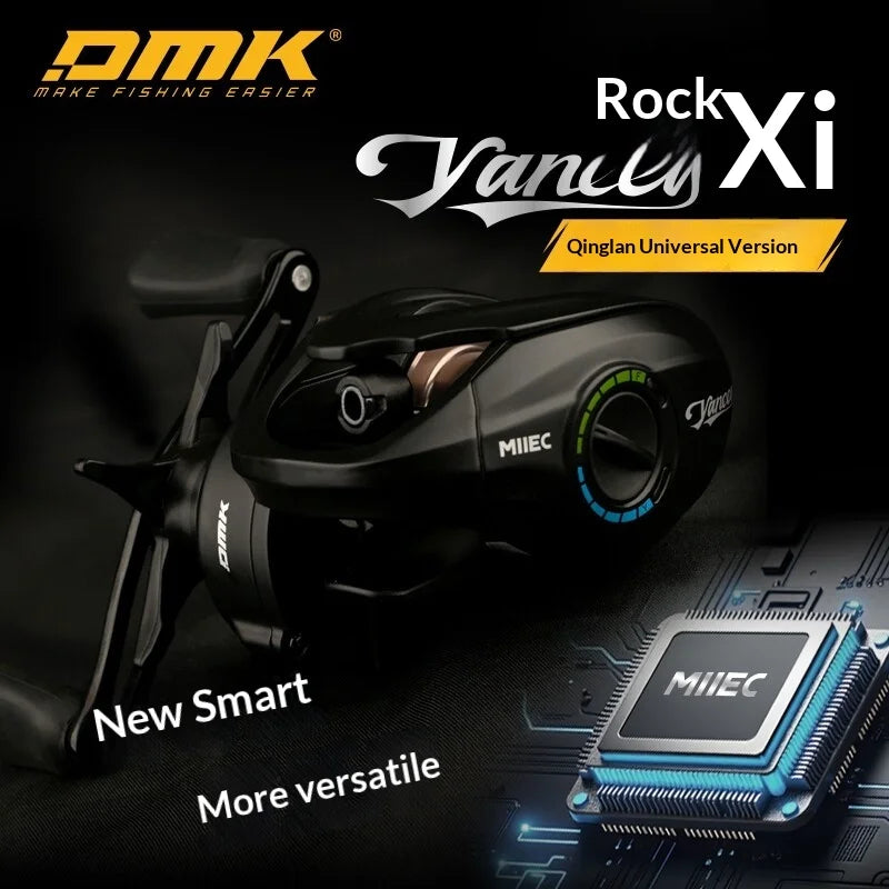 Smart Electromagnetic Brake Baitcaster Reel - 8.5:1 Gear Ratio