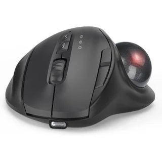 Jomaa Ergonomic Wireless Trackball Mouse - Bluetooth & 2.4G