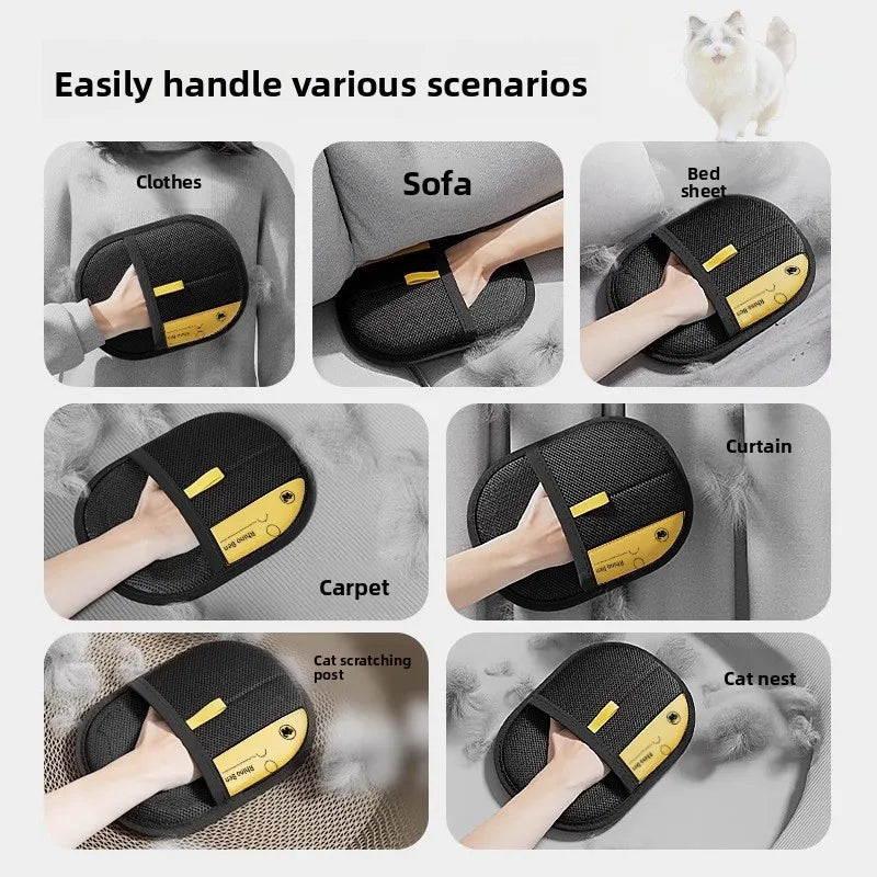 Ultimate Pet Hair Removal Kit: Roller, Brush & Gloves for Fur-Free Living