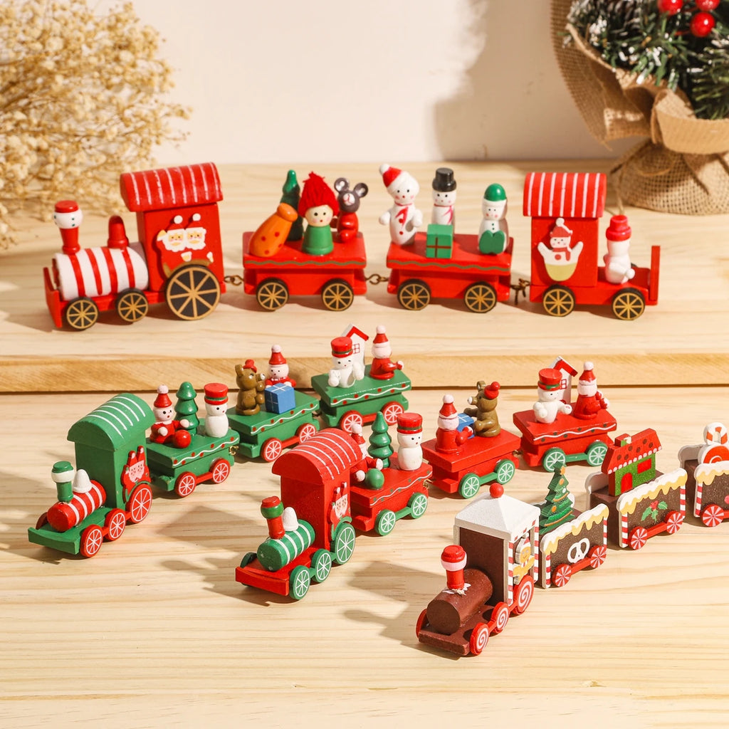 Festive Christmas Train Decoration - Joyful Home Ornament 2025