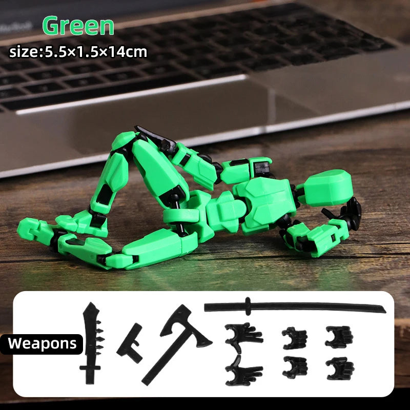 Movable 3D Printed Robot Mannequin - Perfect for Kids & Parents!