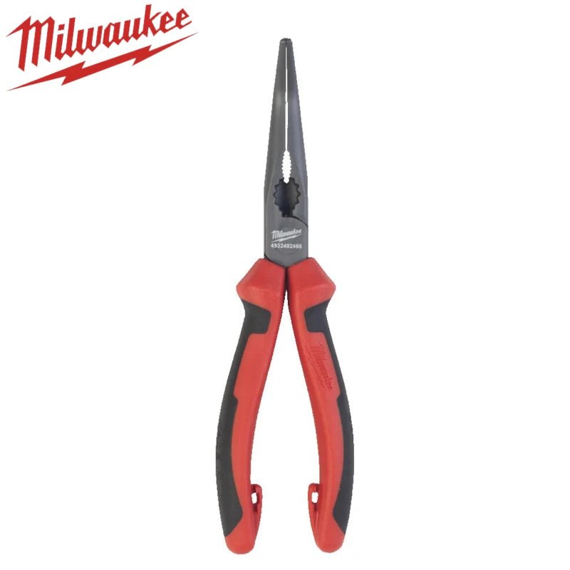 Milwaukee 8-Inch Long Nose Pliers - Heavy-Duty Precision Tools