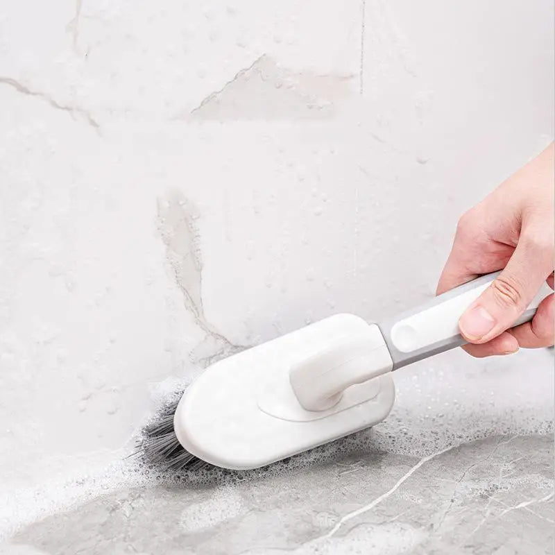 Long-Handled Cleaning Brush for Bathroom & Tile Gaps - Efficient & Durable