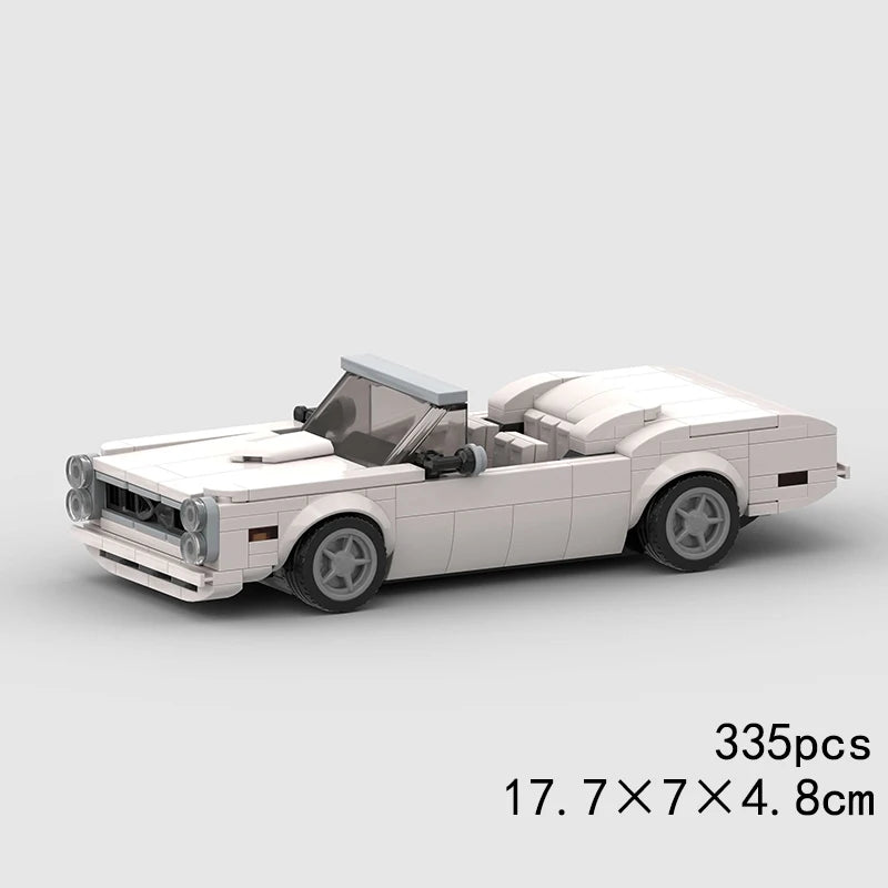 City Speed Convertible Racing Car Building Blocks - Ultimate DIY Model