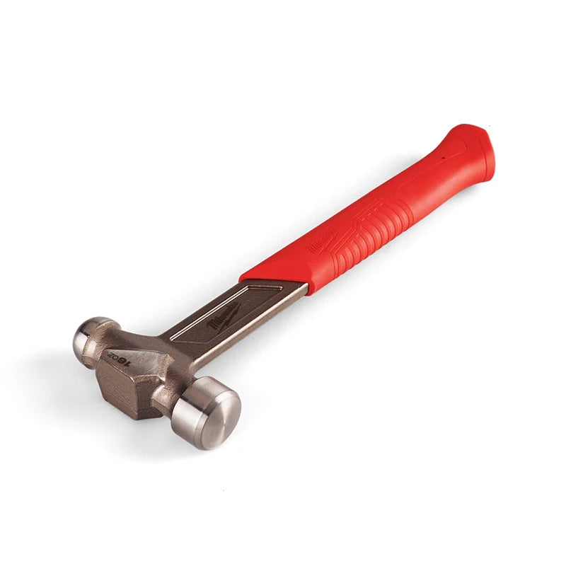 Milwaukee 16oz Steel Ball Peen Hammer - Shockshield Grip