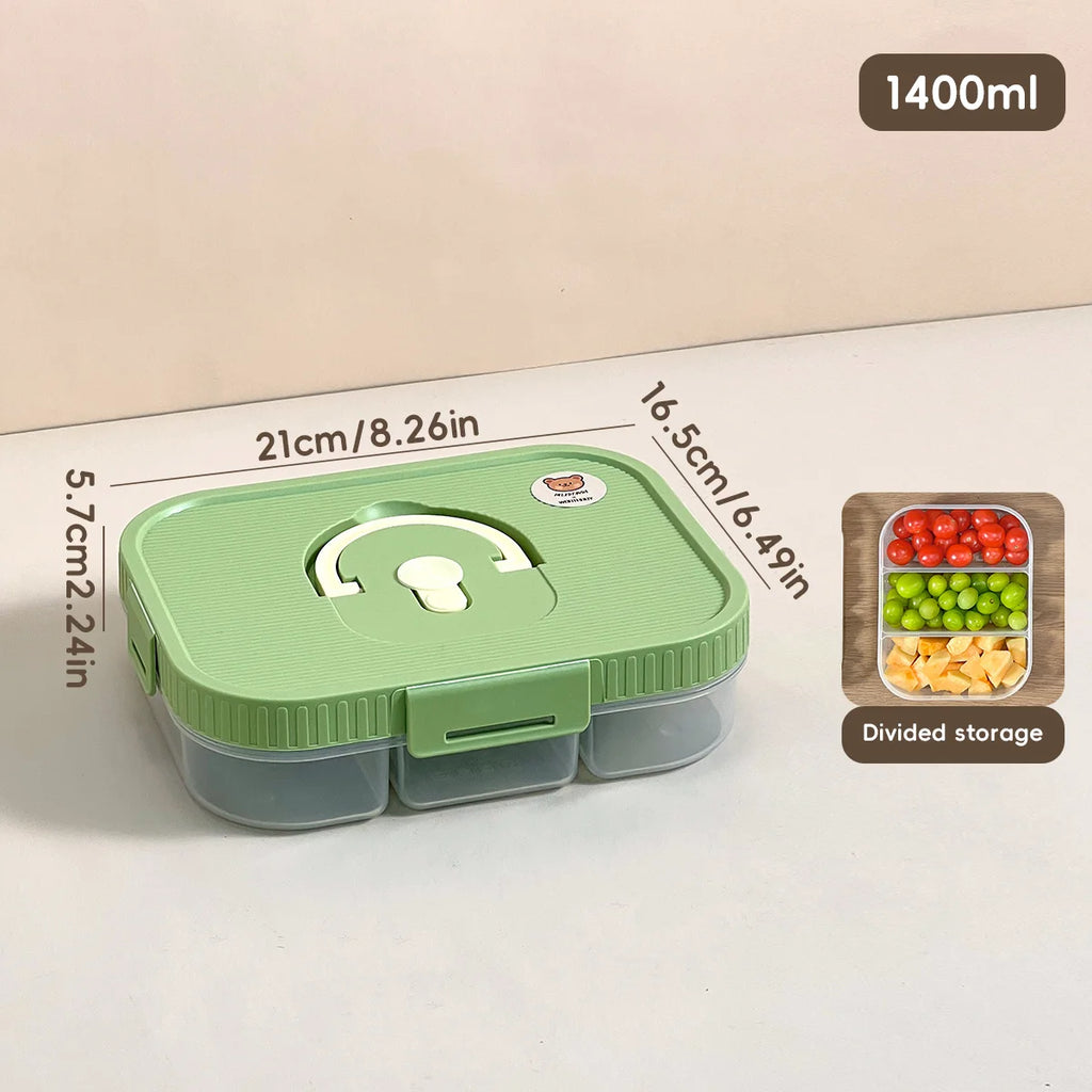 Divided Spice Storage Box - Moisture & Insect Proof Organizer