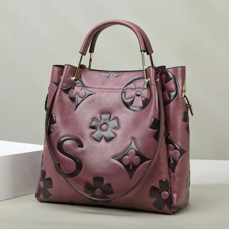 Trendy Large Capacity Crossbody Bucket Handbag for Women