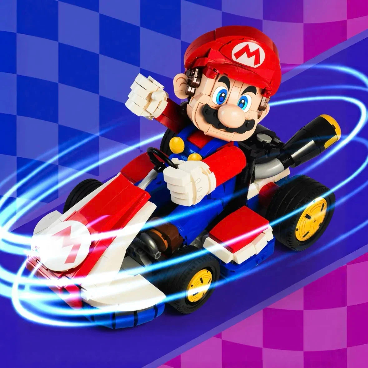 Creative 1972Pcs DIY Kart Car Model Building Blocks - Fun Assembly Toy