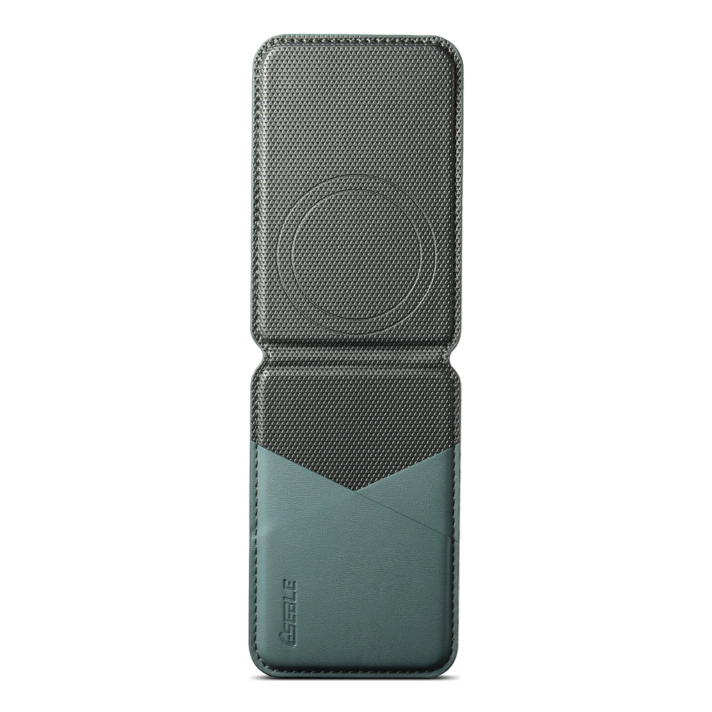 Elegant Leather Wallet MagSafe Card Holder for iPhone & Galaxy