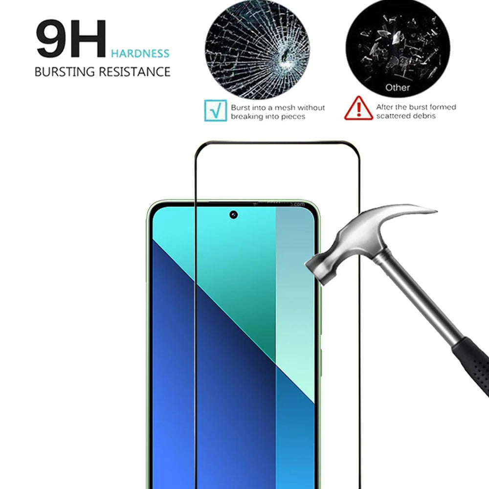 Premium Tempered Glass Screen Protector for Redmi Note 14 & 13 Pro