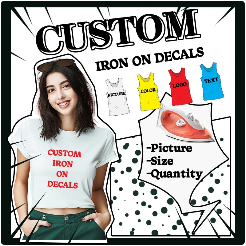 Custom Heat-Sensitive Iron-On Badges | Personalized Logo Patches