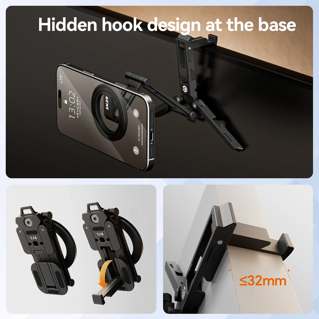 Ulanzi SK29 Magnetic Foldable Phone Stand for Vlogging & Meetings
