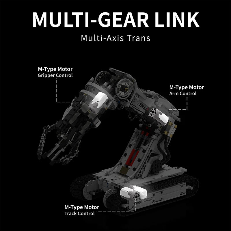 1512Pcs Robotic Arm Building Blocks Set - STEM Education Toy