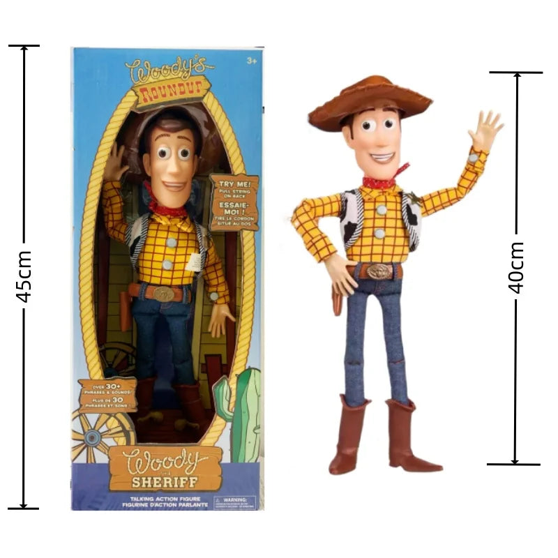 40cm Woody Action Figure - Disney Pixar Toy Story Character Doll