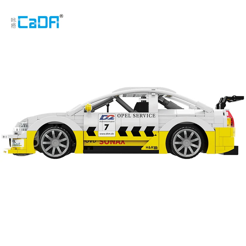 CADA Remote Control Racing Car Building Blocks - Opel Astra V8 Coupe