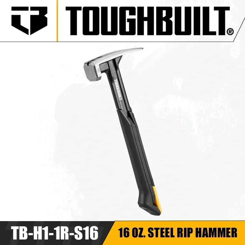 ToughBuilt Steel Rip Hammer Set - 16oz & 18oz Smooth Face Tools