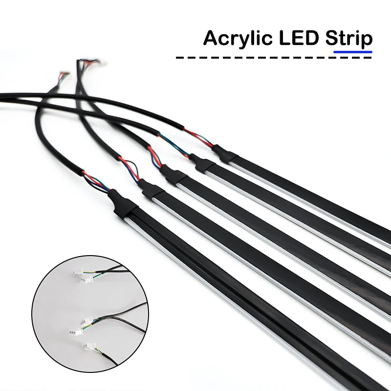 RGB LED Car Ambient Lights - 64 Color Customizable Symphony Lamp