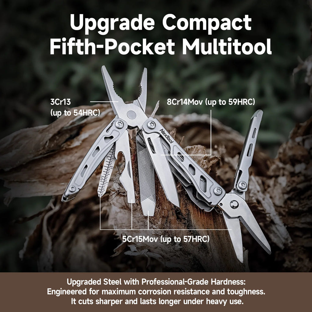 NexTool F12 13-in-1 Multi-Tool Pliers for Ultimate Outdoor Utility