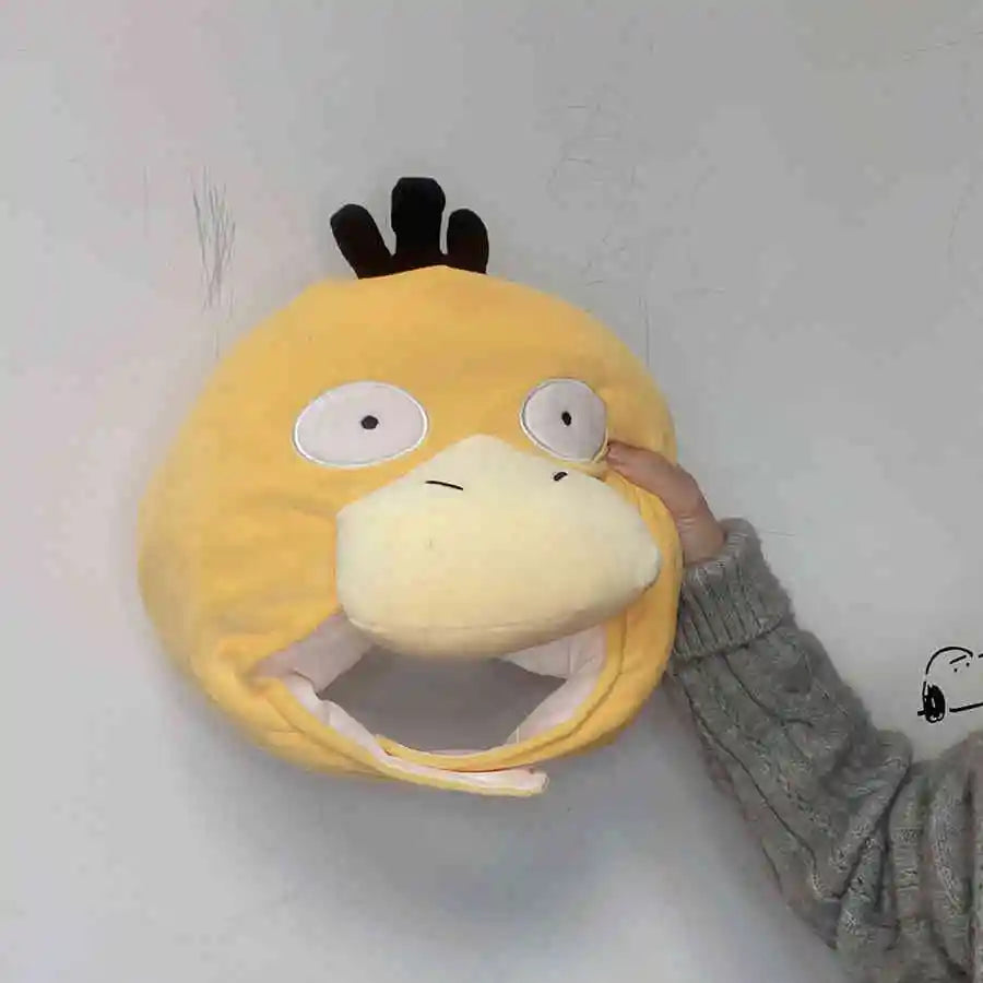 Adorable Plush Psyduck Hat | Soft Yellow Duck Headgear