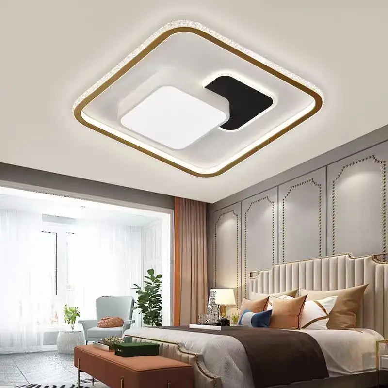 LED Ceiling Light with Remote Dimming - Modern Decor for Any Room