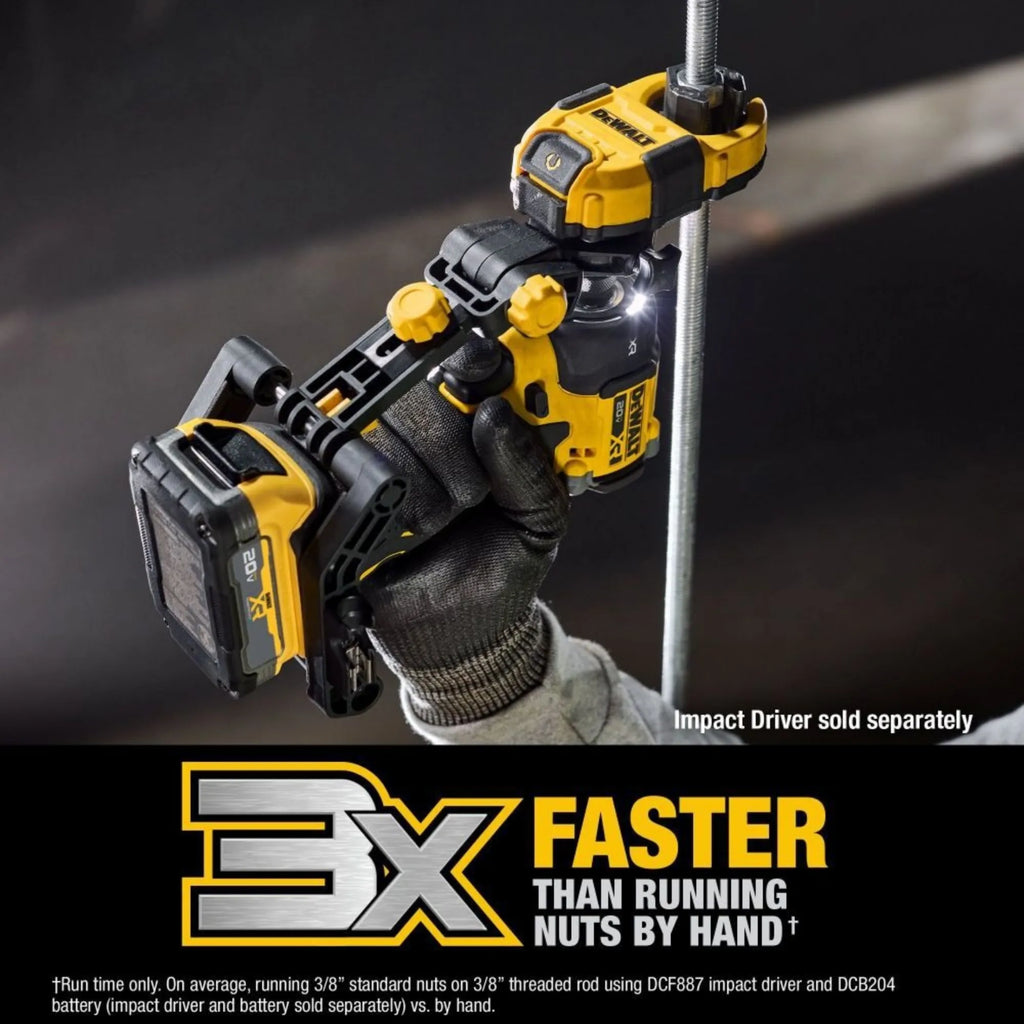 DEWALT IMPACT CONNECT Threaded Rod Nut Runner - Speed & Efficiency