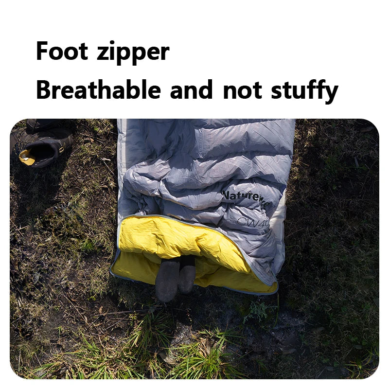 Naturehike Lightweight Duck Down Sleeping Bag for Cold Winter Camping