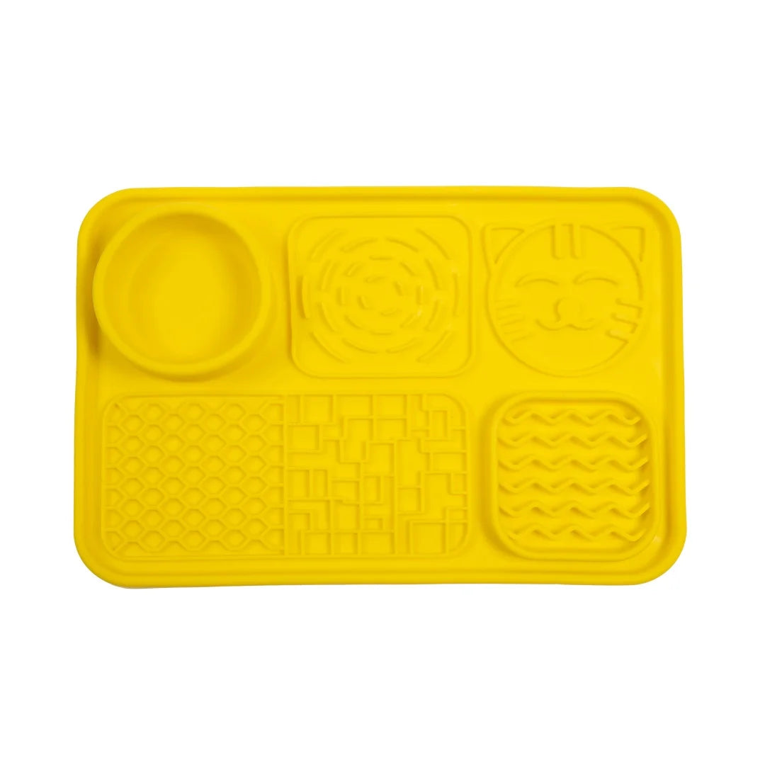 Pet Licking Mat for Dogs and Cats - Non-Slip Slow Feeding Plate
