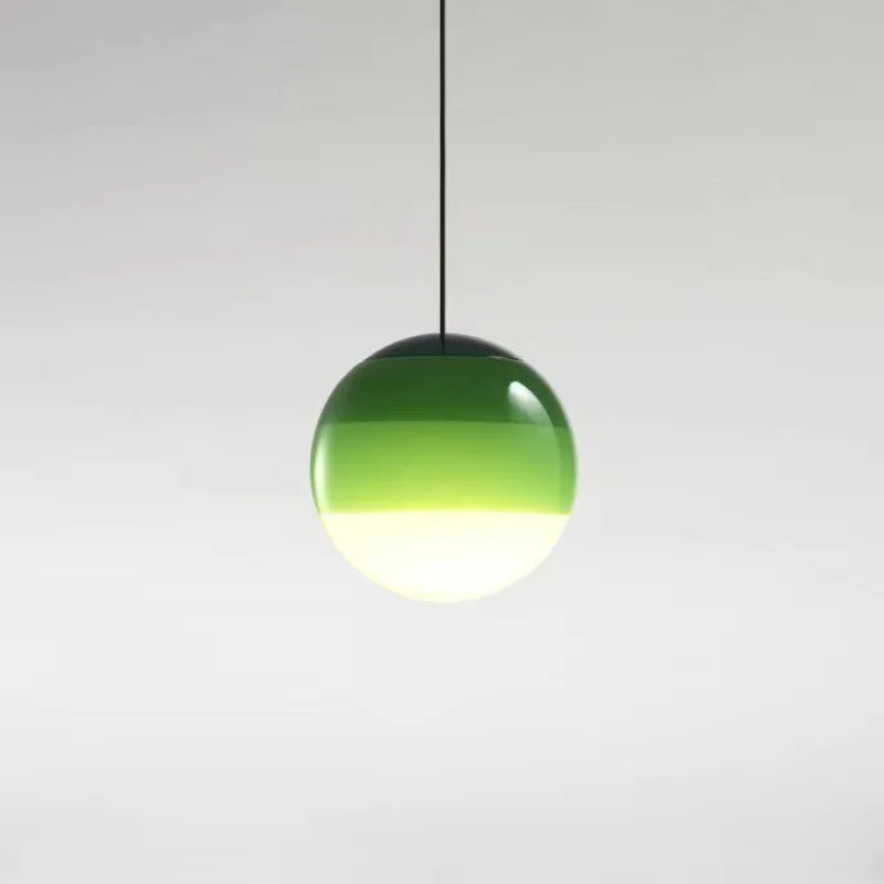 Modern Gradient Glass Ball Pendant Light for Home Decor
