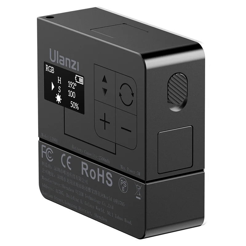 Ulanzi VL49 RGB PRO Video Light | 2500K-9000K LED with Diffuser