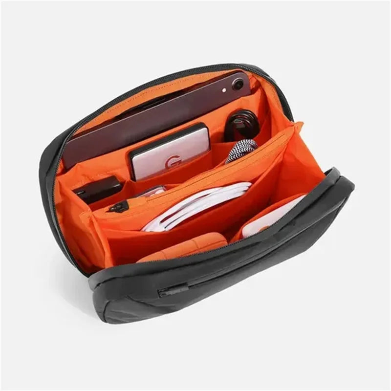Multi-Functional 2.6L Nylon Cable Storage Kit for Tech Essentials