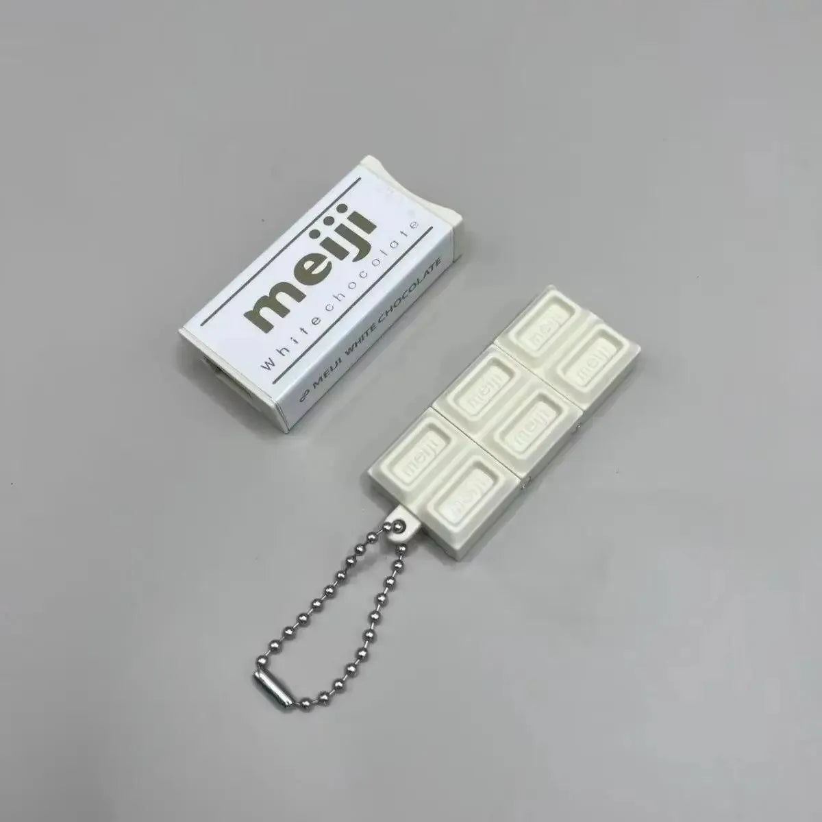 Creative Japanese Simulated Chocolate Fidget Keychain Pendant - Stress Relief