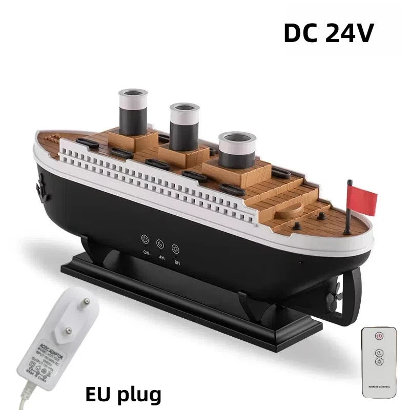 Titanic Ship Model Humidifier & Aroma Diffuser with Remote Control