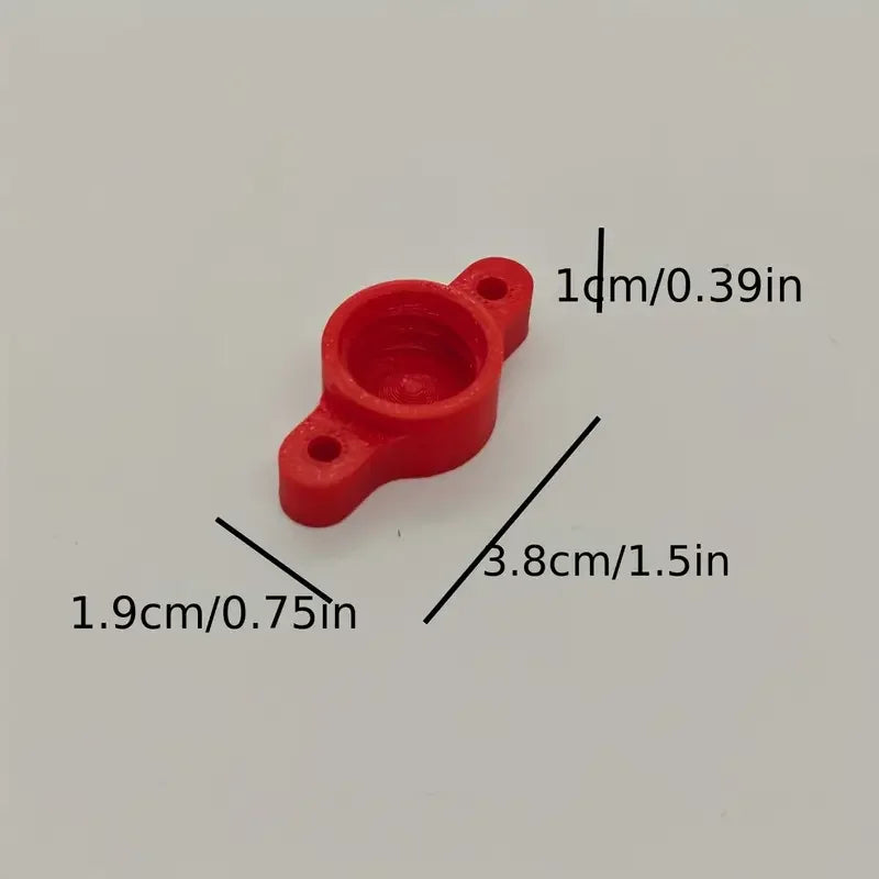 5-Pack Leak-Proof Reusable Plastic Caps for Silicone & Glue Tubes