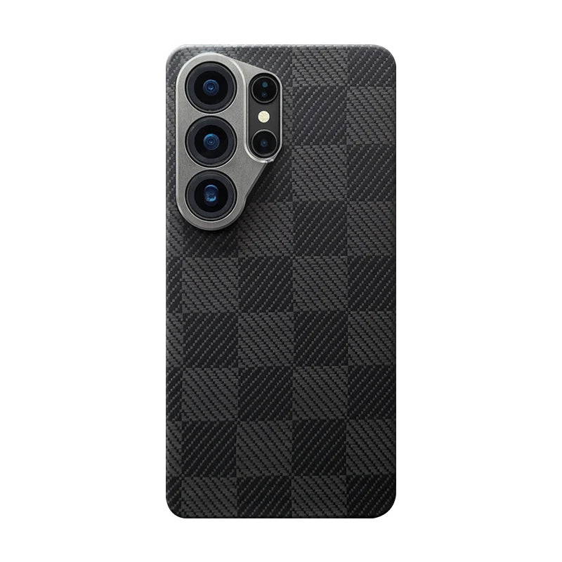 Slim Carbon Fiber Case for Samsung Galaxy S26 Ultra - Honeycomb Finish